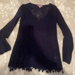 Lily Pulitzer women’s sweater navy blue size XS